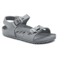 Birkenstock Rio Kids EVA Metallic Silver