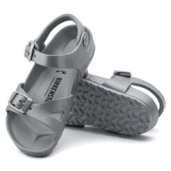 Birkenstock Rio Kids EVA Metallic Silver -Trendy Steps Shop 1003533 sole