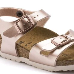 Birkenstock Rio Birko-Flor Electric Metallic Copper -Trendy Steps Shop 1012520 detail 1