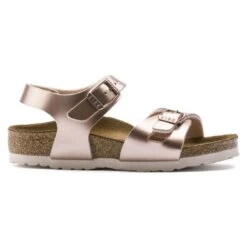 Birkenstock Rio Birko-Flor Electric Metallic Copper -Trendy Steps Shop 1012520 side