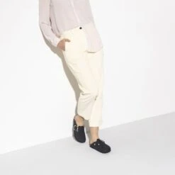 Birkenstock Boston Big Buckle Nubuck Leather Black -Trendy Steps Shop 1016995 f look f