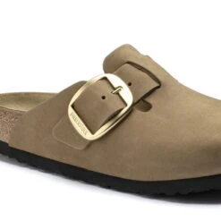Birkenstock Boston Big Buckle Nubuck Leather -Trendy Steps Shop 1017953 detail 1