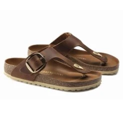 Birkenstock Gizeh Big Buckle Oiled Leather -Trendy Steps Shop 1018785 pair