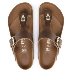 Birkenstock Gizeh Big Buckle Oiled Leather -Trendy Steps Shop 1018785 top
