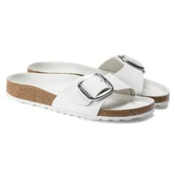 Birkenstock Madrid Big Buckle Natural Leather -Trendy Steps Shop 1018866 pair