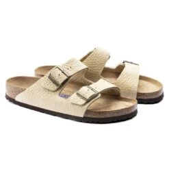 Birkenstock Arizona Nubuck Leather Desert Buck Almond -Trendy Steps Shop 1018938 pair