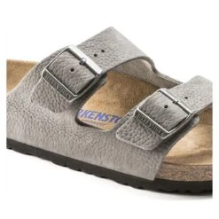 Birkenstock Arizona Nubuck Leather Desert Buck Whale Gray -Trendy Steps Shop 1019006 detail 1
