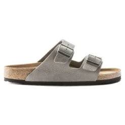 Birkenstock Arizona Nubuck Leather Desert Buck Whale Gray -Trendy Steps Shop 1019006 side