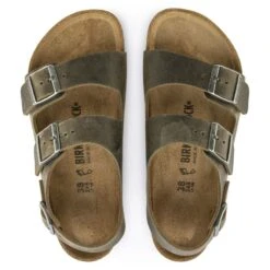 Birkenstock Milano BS Oiled Leather -Trendy Steps Shop 1019336 top