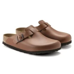 Birkenstock Boston Natural Leather -Trendy Steps Shop 1019693 pair