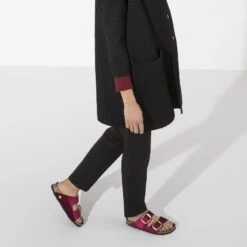 Birkenstock Arizona Big Buckle Velvet 13 Birkenstock Arizona Big Buckle Velvet -Trendy Steps Shop 1020152 f look f