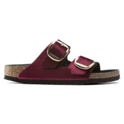 Birkenstock Arizona Big Buckle Velvet 18 Birkenstock Arizona Big Buckle Velvet -Trendy Steps Shop 1020152 side