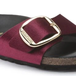 Birkenstock Madrid Big Buckle Rivet Logo Velvet -Trendy Steps Shop 1020153 detail 1