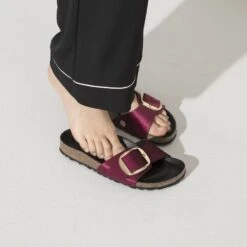 Birkenstock Madrid Big Buckle Rivet Logo Velvet -Trendy Steps Shop 1020153 detail 8