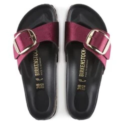 Birkenstock Madrid Big Buckle Rivet Logo Velvet -Trendy Steps Shop 1020153 top