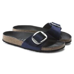 Birkenstock Madrid Big Buckle Velvet -Trendy Steps Shop 1020160 pair