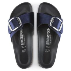 Birkenstock Madrid Big Buckle Velvet -Trendy Steps Shop 1020160 top