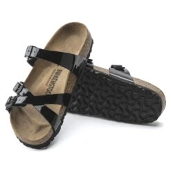 Birkenstock Franca Birko-Flor Patent Patent Black 15 Birkenstock Franca Birko-Flor Patent Patent Black -Trendy Steps Shop 1020177 sole