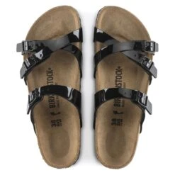 Birkenstock Franca Birko-Flor Patent Patent Black 16 Birkenstock Franca Birko-Flor Patent Patent Black -Trendy Steps Shop 1020177 top
