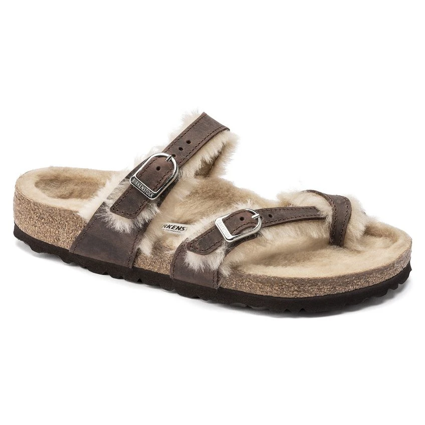 Birkenstock Mayari Shearling Oiled Leather 4 Birkenstock Mayari Shearling Oiled Leather - Image 2