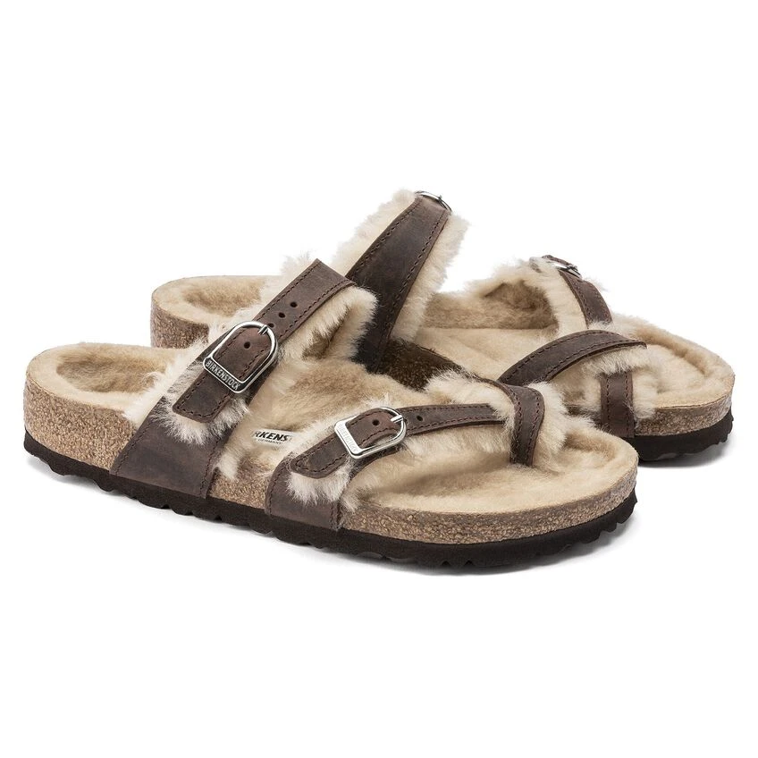 Birkenstock Mayari Shearling Oiled Leather 9 Birkenstock Mayari Shearling Oiled Leather - Image 7