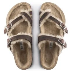 Birkenstock Mayari Shearling Oiled Leather 16 Birkenstock Mayari Shearling Oiled Leather -Trendy Steps Shop 1020299 top