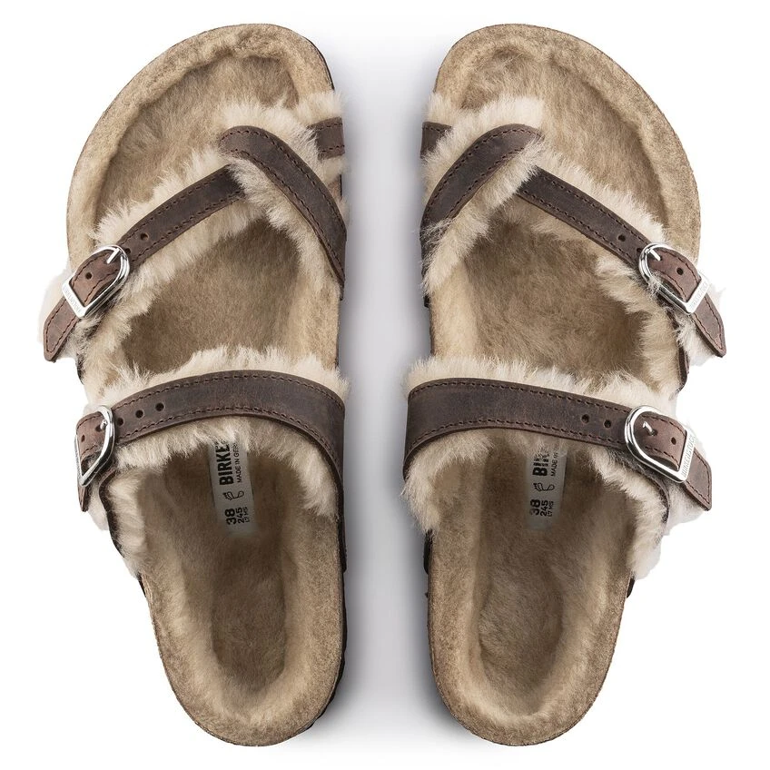 Birkenstock Mayari Shearling Oiled Leather 8 Birkenstock Mayari Shearling Oiled Leather - Image 6