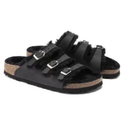 Birkenstock Florida Fresh Shearling Oiled Leather -Trendy Steps Shop 1020319 pair