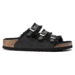 Birkenstock Florida Fresh Shearling Oiled Leather -Trendy Steps Shop 1020319 side