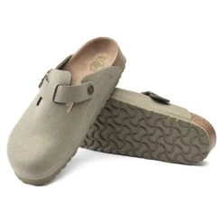 Birkenstock Boston Birko-Flor Nubuck -Trendy Steps Shop 1020506 sole
