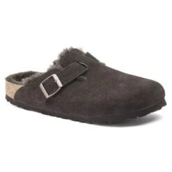 Birkenstock Boston Shearling Suede Leather -Trendy Steps Shop 1020529 1