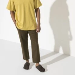 Birkenstock Boston Shearling Suede Leather -Trendy Steps Shop 1020529 f look m