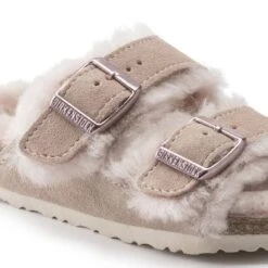 Birkenstock Arizona Shearling Kids Suede Leather -Trendy Steps Shop 1020580 detail 1