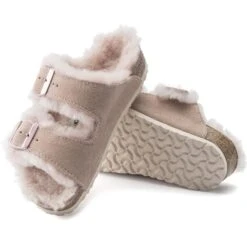 Birkenstock Arizona Shearling Kids Suede Leather -Trendy Steps Shop 1020580 sole