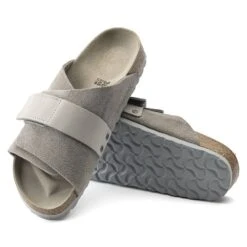 Birkenstock Kyoto Nubuck/Suede Leather -Trendy Steps Shop 1020724 sole