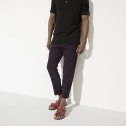 Birkenstock Arizona Oiled Leather Fire Red -Trendy Steps Shop 1020730 f look m