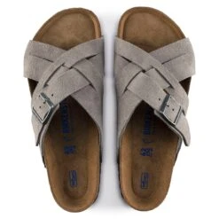 Birkenstock Lugano Suede Leather -Trendy Steps Shop 1020932 top