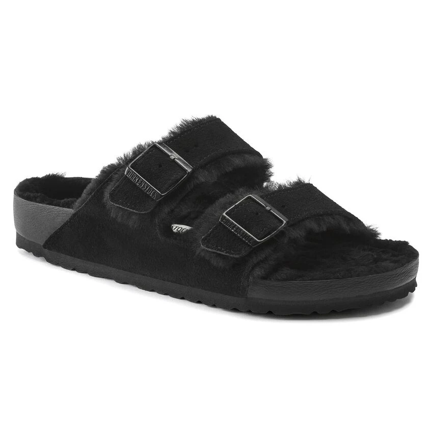 Birkenstock Arizona Shearling Suede Leather 3 Birkenstock Arizona Shearling Suede Leather