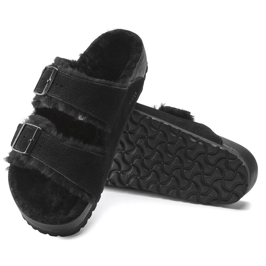 Birkenstock Arizona Shearling Suede Leather 6 Birkenstock Arizona Shearling Suede Leather - Image 4