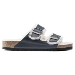 Birkenstock Arizona Shearling Oiled Leather -Trendy Steps Shop 1021063 side