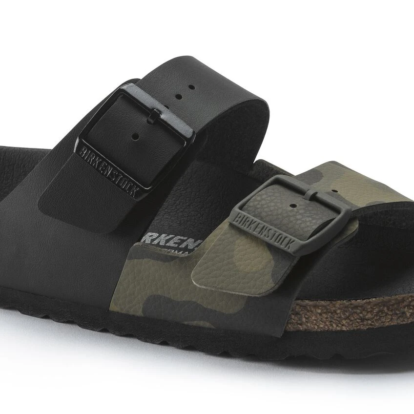 Birkenstock Arizona Split Birko-Flor Black/Desert Soil Camo Green 10 Birkenstock Arizona Split Birko-Flor Black/Desert Soil Camo Green - Image 8