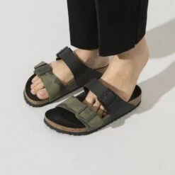 Birkenstock Arizona Split Birko-Flor Black/Desert Soil Camo Green 19 Birkenstock Arizona Split Birko-Flor Black/Desert Soil Camo Green -Trendy Steps Shop 1021131 detail 8