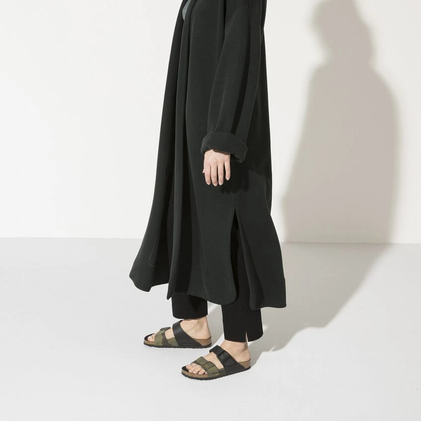 Birkenstock Arizona Split Birko-Flor Black/Desert Soil Camo Green 5 Birkenstock Arizona Split Birko-Flor Black/Desert Soil Camo Green - Image 3