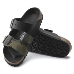 Birkenstock Arizona Split Birko-Flor Black/Desert Soil Camo Green 14 Birkenstock Arizona Split Birko-Flor Black/Desert Soil Camo Green -Trendy Steps Shop 1021131 sole