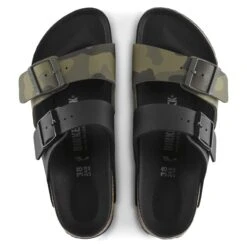Birkenstock Arizona Split Birko-Flor Black/Desert Soil Camo Green 15 Birkenstock Arizona Split Birko-Flor Black/Desert Soil Camo Green -Trendy Steps Shop 1021131 top