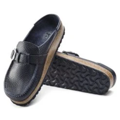 Birkenstock Buckley Grained Leather Navy -Trendy Steps Shop 1021228 sole