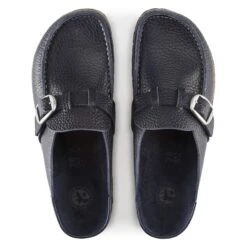Birkenstock Buckley Grained Leather Navy -Trendy Steps Shop 1021228 top