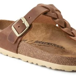 Birkenstock Gizeh Oiled Leather -Trendy Steps Shop 1021355 detail 1
