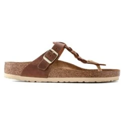 Birkenstock Gizeh Oiled Leather -Trendy Steps Shop 1021355 side