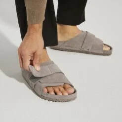 Birkenstock Kyoto Suede Leather -Trendy Steps Shop 1022316 detail 8